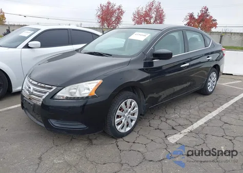 2014 Nissan Sentra S from USA, damaged, VIN 3N1AB7AP2EL681388
